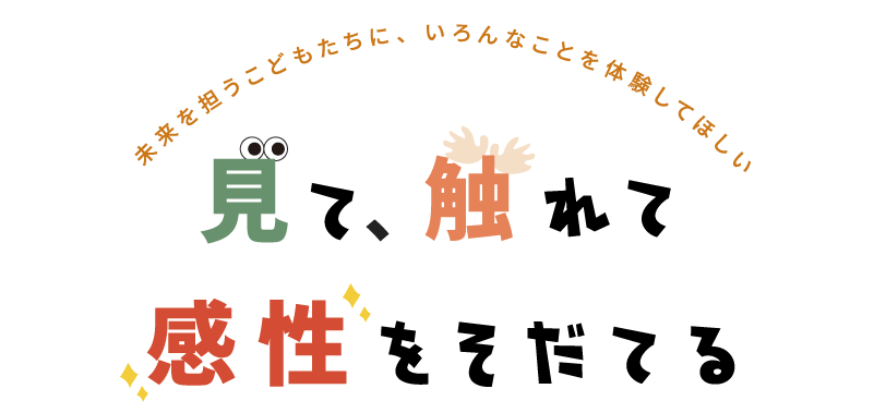 見て、触れて、感性をそだてる｜泗水幼稚園